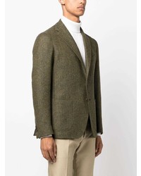 Мужской оливковый пиджак от Tagliatore