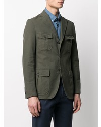 Мужской оливковый пиджак от Eleventy