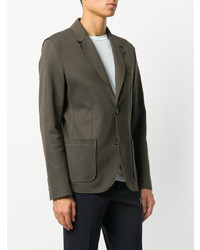 Мужской оливковый пиджак от Lanvin