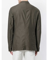 Мужской оливковый пиджак от Yohji Yamamoto