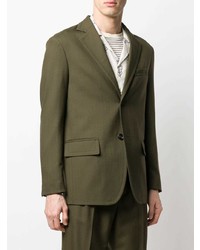 Мужской оливковый пиджак от Marni