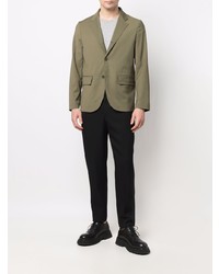 Мужской оливковый пиджак от Aspesi