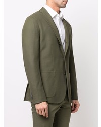 Мужской оливковый пиджак от Boglioli