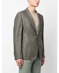 Мужской оливковый пиджак от BOSS