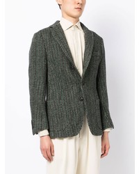 Мужской оливковый пиджак от Doppiaa