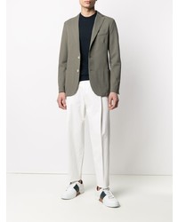 Мужской оливковый пиджак от Eleventy