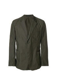 Мужской оливковый пиджак от Yohji Yamamoto