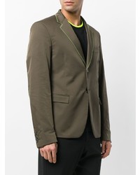 Мужской оливковый пиджак от Versus