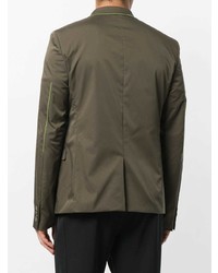 Мужской оливковый пиджак от Versus
