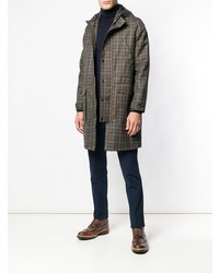 Мужской оливковый плащ с принтом от Paltò