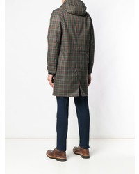 Мужской оливковый плащ с принтом от Paltò