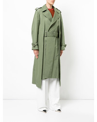 Женский оливковый плащ от Toga Pulla