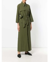 Женский оливковый плащ от ATTICO