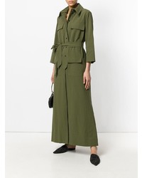 Женский оливковый плащ от ATTICO