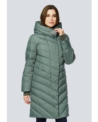 Женский оливковый пуховик от Alyaska