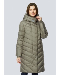 Женский оливковый пуховик от Alyaska