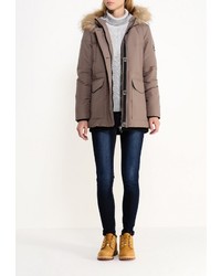 Женский оливковый пуховик от Featuring