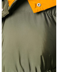 Мужской оливковый пуховик от Stella McCartney