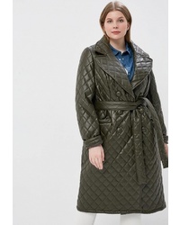 Женский оливковый пуховик от JP