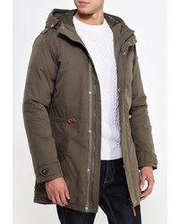 Мужской оливковый пуховик от Luhta