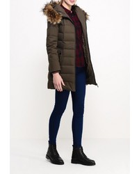 Женский оливковый пуховик от Mavi