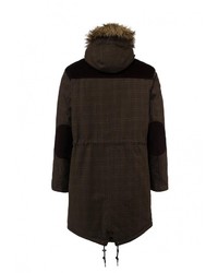 Мужской оливковый пуховик от Merc