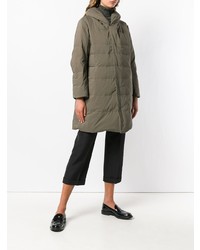 Женский оливковый пуховик от Plantation