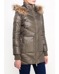 Женский оливковый пуховик от Motivi