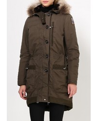 Женский оливковый пуховик от Parajumpers
