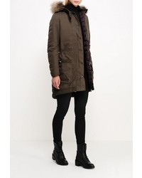 Женский оливковый пуховик от Parajumpers