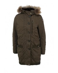 Женский оливковый пуховик от Parajumpers