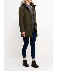 Женский оливковый пуховик от Penfield