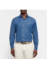 Мужской оливковый ремень от Loro Piana