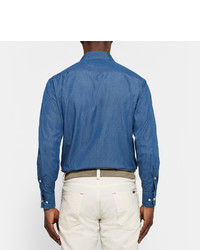 Мужской оливковый ремень от Loro Piana