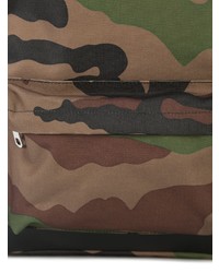 Мужской оливковый рюкзак из плотной ткани с камуфляжным принтом от A.P.C.