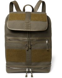 Мужской оливковый рюкзак из плотной ткани от Balenciaga
