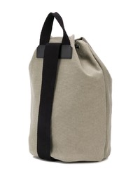 Мужской оливковый рюкзак из плотной ткани от Saint Laurent