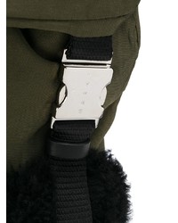 Мужской оливковый рюкзак из плотной ткани от Marni