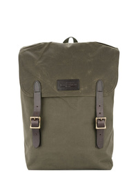 Мужской оливковый рюкзак из плотной ткани от Filson