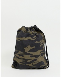 Мужской оливковый рюкзак с камуфляжным принтом от Mi-Pac