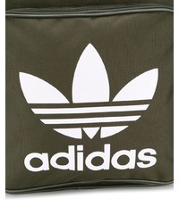 Мужской оливковый рюкзак с принтом от adidas