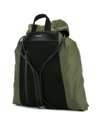 Мужской оливковый рюкзак с принтом от Neil Barrett
