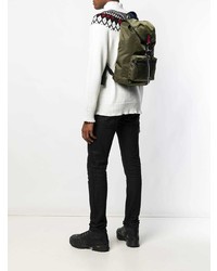 Мужской оливковый рюкзак от Givenchy