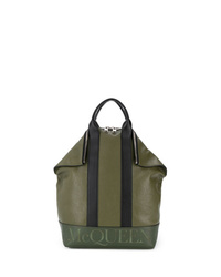 Мужской оливковый рюкзак от Alexander McQueen