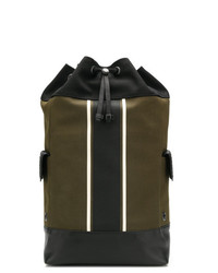 Мужской оливковый рюкзак от Bottega Veneta