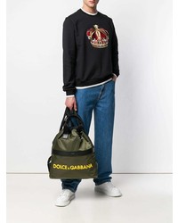 Мужской оливковый рюкзак от Dolce & Gabbana