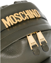 Женский оливковый рюкзак от Moschino