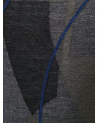 Мужской оливковый свитер с v-образным вырезом от Salvatore Ferragamo