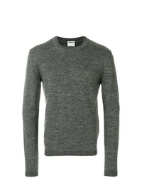 Мужской оливковый свитер с круглым вырезом от Jijibaba