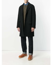 Мужской оливковый свитер с круглым вырезом от CP Company